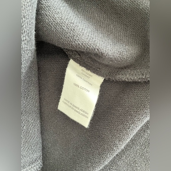 Anthropologie Grey State Size S Rue Mini Dress in Black Faux Leather Trim - Picture 13 of 17